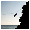 Zip Wire Silhoutte